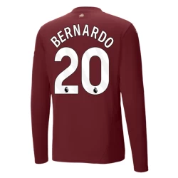 Camiseta Fútbol Manchester City Bernardo Silva #20 2024-25 Tercera Equipación Hombre Manga Larga