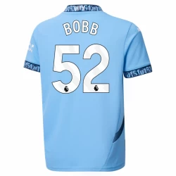 Camiseta Fútbol Manchester City Bobb #52 2024-25 Primera Equipación Hombre