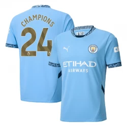 Camiseta Fútbol Manchester City Champions #24 2024-25 Primera Equipación Hombre