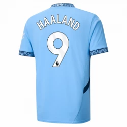Camiseta Fútbol Manchester City Erling Haaland #9 2024-25 Primera Equipación Hombre