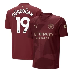 Camiseta Fútbol Manchester City Gundogan #19 2024-25 Tercera Equipación Hombre