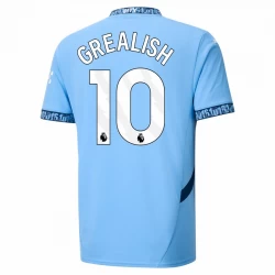 Camiseta Fútbol Manchester City Jack Grealish #10 2024-25 Primera Equipación Hombre