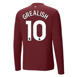 Camiseta Fútbol Manchester City Jack Grealish #10 2024-25 Tercera Equipación Hombre Manga Larga