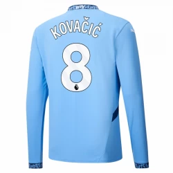 Camiseta Fútbol Manchester City Kovacic #8 2024-25 Primera Equipación Hombre Manga Larga
