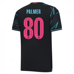 Camiseta Fútbol Manchester City Palmer #80 2023-24 UCL Tercera Equipación Hombre
