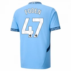 Camiseta Fútbol Manchester City Phil Foden #47 2024-25 Primera Equipación Hombre
