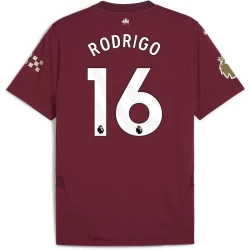 Camiseta Fútbol Manchester City Rodrigo #16 2024-25 Tercera Equipación Hombre