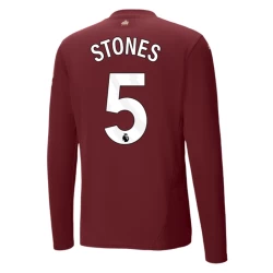 Camiseta Fútbol Manchester City Stones #5 2024-25 Tercera Equipación Hombre Manga Larga