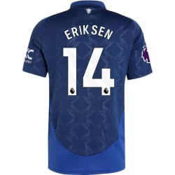 Camiseta Fútbol Manchester United 2024-25 Christian Eriksen #14 Segunda Equipación Hombre