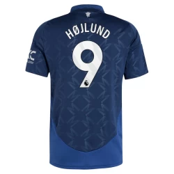 Camiseta Fútbol Manchester United 2024-25 Hojlund #9 Segunda Equipación Hombre