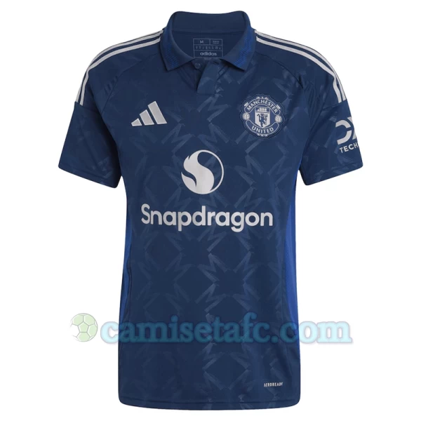 Camiseta Fútbol Manchester United 2024-25 Segunda Equipación Hombre