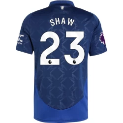 Camiseta Fútbol Manchester United 2024-25 Shaw #23 Segunda Equipación Hombre