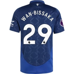 Camiseta Fútbol Manchester United 2024-25 Wan-Bissaka #29 Segunda Equipación Hombre