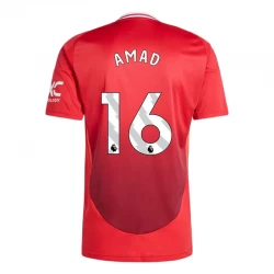 Camiseta Fútbol Manchester United Amad #16 2024-25 Primera Equipación Hombre