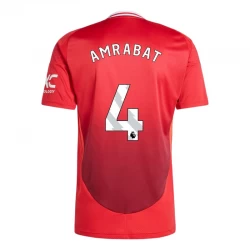 Camiseta Fútbol Manchester United Amrabat #4 2024-25 Primera Equipación Hombre