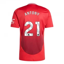 Camiseta Fútbol Manchester United Antony #21 2024-25 Primera Equipación Hombre