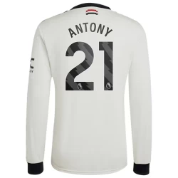 Camiseta Fútbol Manchester United Antony #21 2024-25 Tercera Equipación Hombre Manga Larga