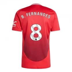 Camiseta Fútbol Manchester United Bruno Fernandes #8 2024-25 Primera Equipación Hombre