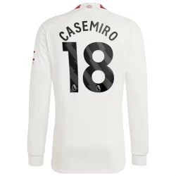 Camiseta Fútbol Manchester United Casemiro #18 2023-24 Tercera Equipación Hombre Manga Larga