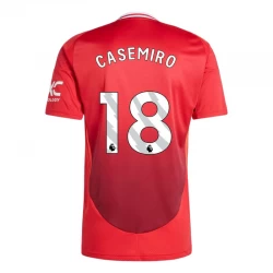 Camiseta Fútbol Manchester United Casemiro #18 2024-25 Primera Equipación Hombre