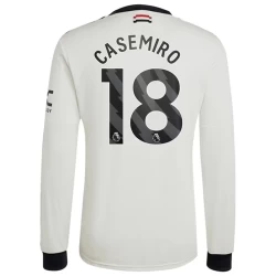 Camiseta Fútbol Manchester United Casemiro #18 2024-25 Tercera Equipación Hombre Manga Larga