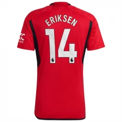 Camiseta Fútbol Manchester United Christian Eriksen #14 2023-24 Primera Equipación Hombre