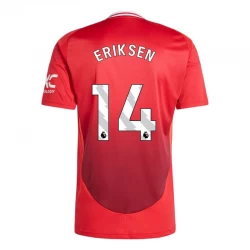 Camiseta Fútbol Manchester United Christian Eriksen #14 2024-25 Primera Equipación Hombre