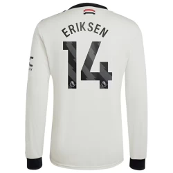 Camiseta Fútbol Manchester United Christian Eriksen #14 2024-25 Tercera Equipación Hombre Manga Larga