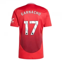 Camiseta Fútbol Manchester United Garnacho #17 2024-25 Primera Equipación Hombre