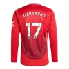 Camiseta Fútbol Manchester United Garnacho #17 2024-25 Primera Equipación Hombre Manga Larga