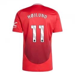 Camiseta Fútbol Manchester United Hojlund #11 2024-25 Primera Equipación Hombre