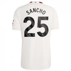 Camiseta Fútbol Manchester United Jadon Sancho #25 2023-24 Tercera Equipación Hombre
