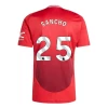 Camiseta Fútbol Manchester United Jadon Sancho #25 2024-25 Primera Equipación Hombre