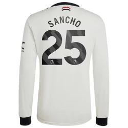 Camiseta Fútbol Manchester United Jadon Sancho #25 2024-25 Tercera Equipación Hombre Manga Larga