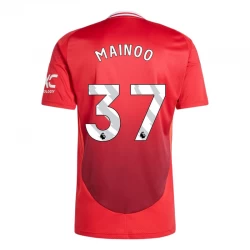 Camiseta Fútbol Manchester United Kobbie Mainoo #37 2024-25 Primera Equipación Hombre