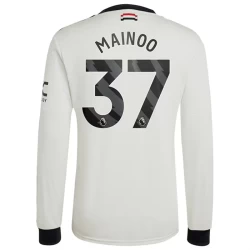 Camiseta Fútbol Manchester United Kobbie Mainoo #37 2024-25 Tercera Equipación Hombre Manga Larga