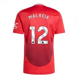 Camiseta Fútbol Manchester United Malacia #12 2024-25 Primera Equipación Hombre