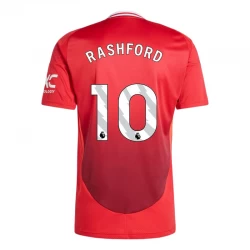Camiseta Fútbol Manchester United Marcus Rashford #10 2024-25 Primera Equipación Hombre