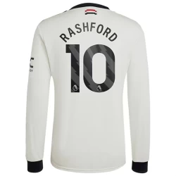 Camiseta Fútbol Manchester United Marcus Rashford #10 2024-25 Tercera Equipación Hombre Manga Larga