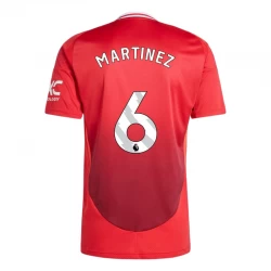 Camiseta Fútbol Manchester United Martínez #6 2024-25 Primera Equipación Hombre