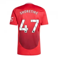 Camiseta Fútbol Manchester United Shoretire #47 2024-25 Primera Equipación Hombre