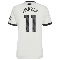 Camiseta Fútbol Manchester United Zirkzee #11 2024-25 Tercera Equipación Hombre