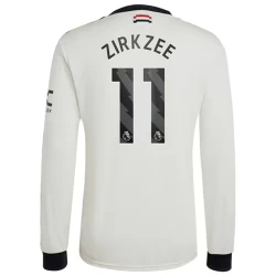 Camiseta Fútbol Manchester United Zirkzee #11 2024-25 Tercera Equipación Hombre Manga Larga