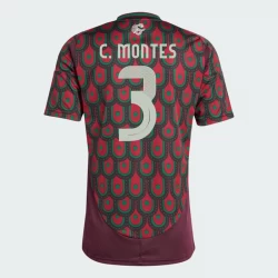 Camiseta Fútbol México C. Montes #3 Copa America 2024 Primera Hombre Equipación