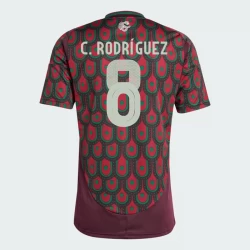 Camiseta Fútbol México C. Rodriguez #8 Copa America 2024 Primera Hombre Equipación