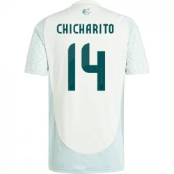 Camiseta Fútbol México Chicharito #14 Copa America 2024 Segunda Hombre Equipación