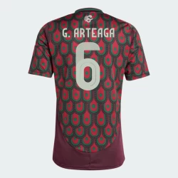 Camiseta Fútbol México G. Arteaga #6 Copa America 2024 Primera Hombre Equipación