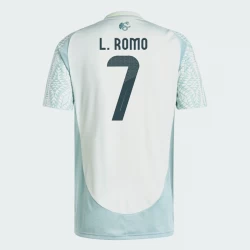 Camiseta Fútbol México L. Romo #7 Copa America 2024 Segunda Hombre Equipación