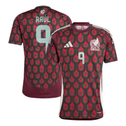 Camiseta Fútbol México Raul #9 Copa America 2024 Primera Hombre Equipación