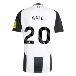 Camiseta Fútbol Newcastle United Hall #20 2024-25 Primera Equipación Hombre